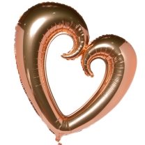 בלון לב פתוח בגודל ענק
