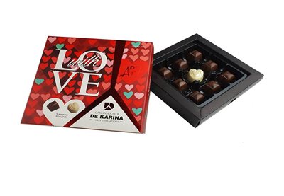 With Love | 9 Assorted Pralines פרלין מיוחד למתנה בשביל מי שאנחנו אוהבים !